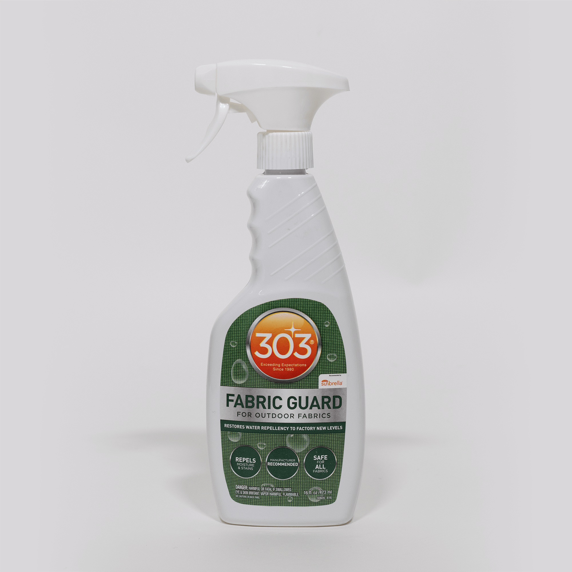 303 Products Fabric Guard - For Outdoor Fabrics - Restores Water Repellency  To Factory New Levels - Repels Moisture And Stains - Manufacturer